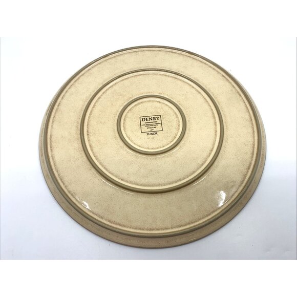 Denby Luxor Large Round Cake Plate Serving Platter 12.5" Diameter Stoneware - Picture 5 of 9